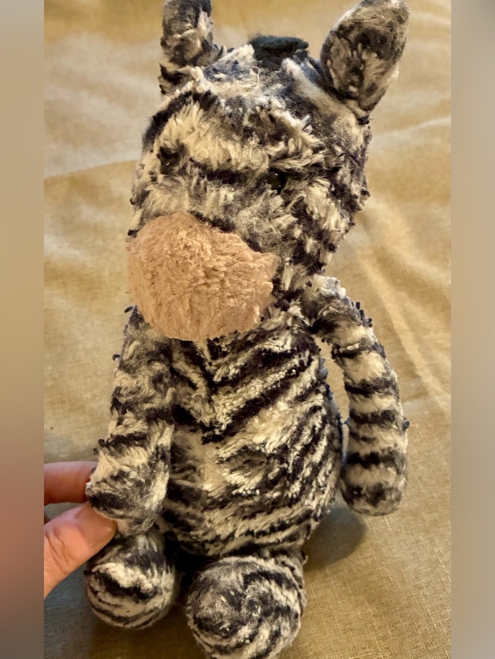 Jellycat Bashful Zebra Medium 12” Plush Stuffed Animal Collectible Retired Toy